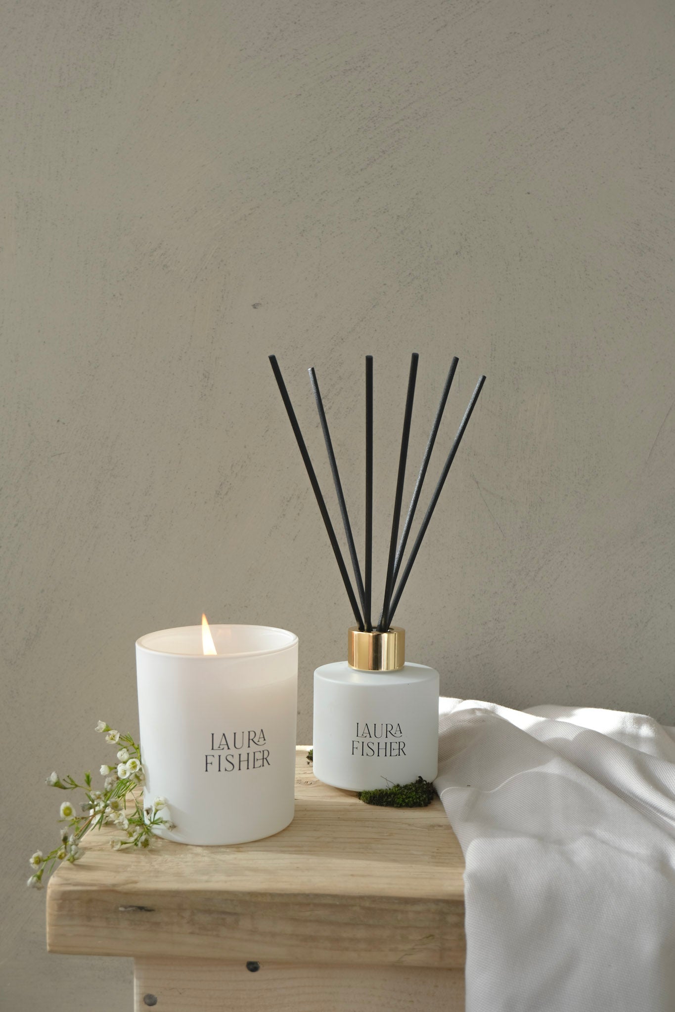 Oakmoss & Jasmine Candle & Diffuser Gift Set