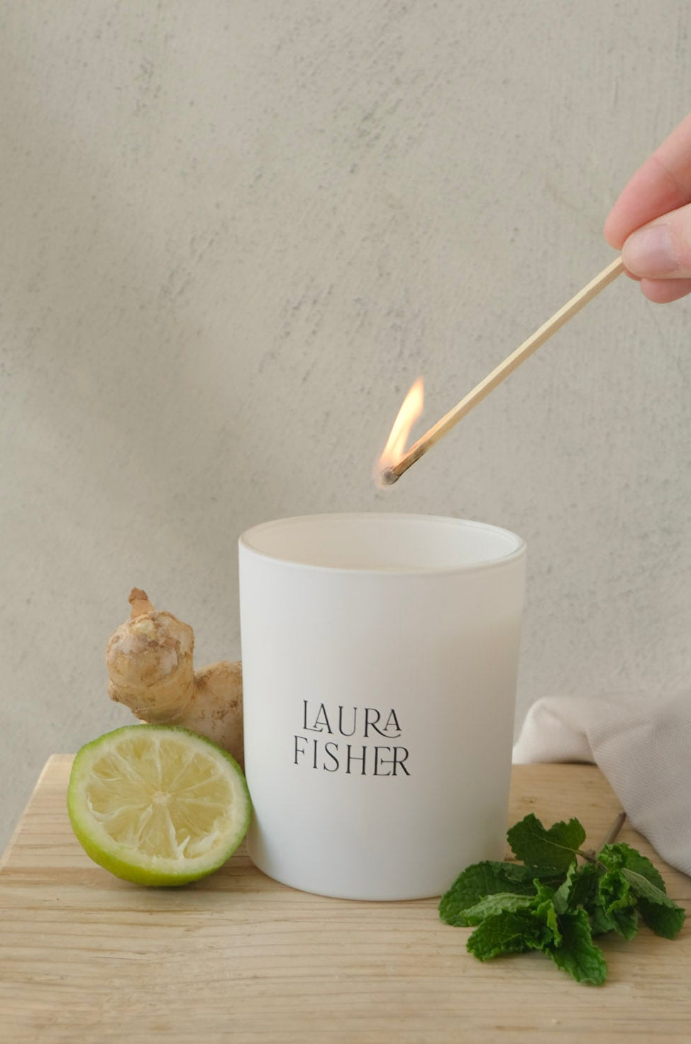 Ginger & Wild Mint Candle & Diffuser Gift Set
