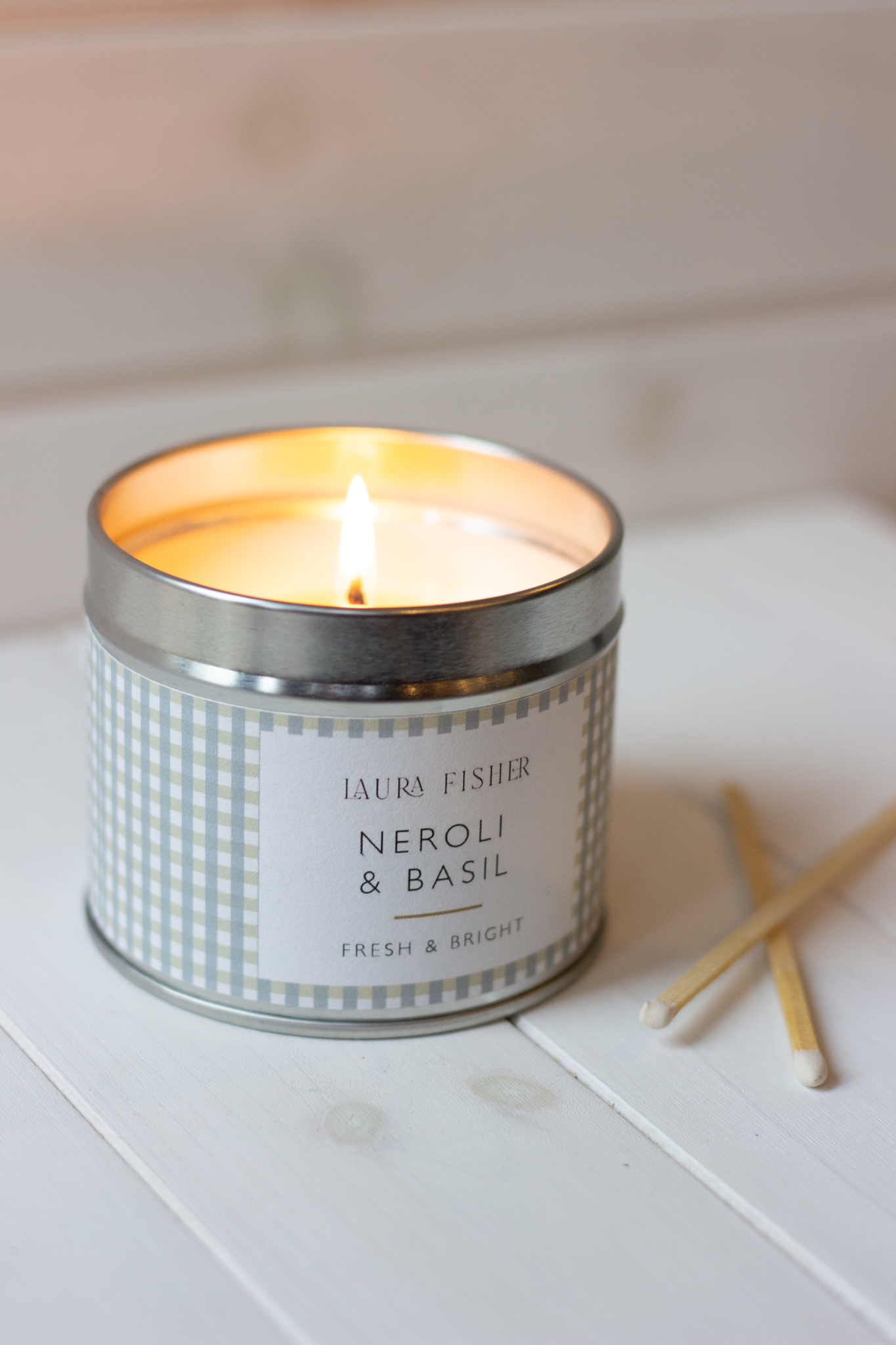 Neroli & Basil Tin Candle