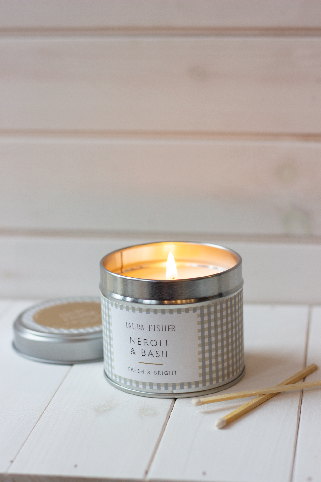 Neroli & Basil Tin Candle