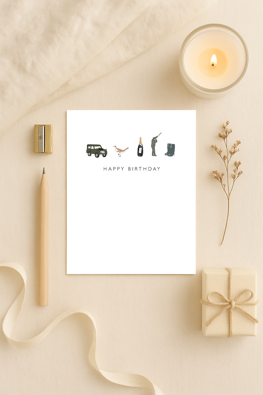 Happy Birthday Card - Country Man