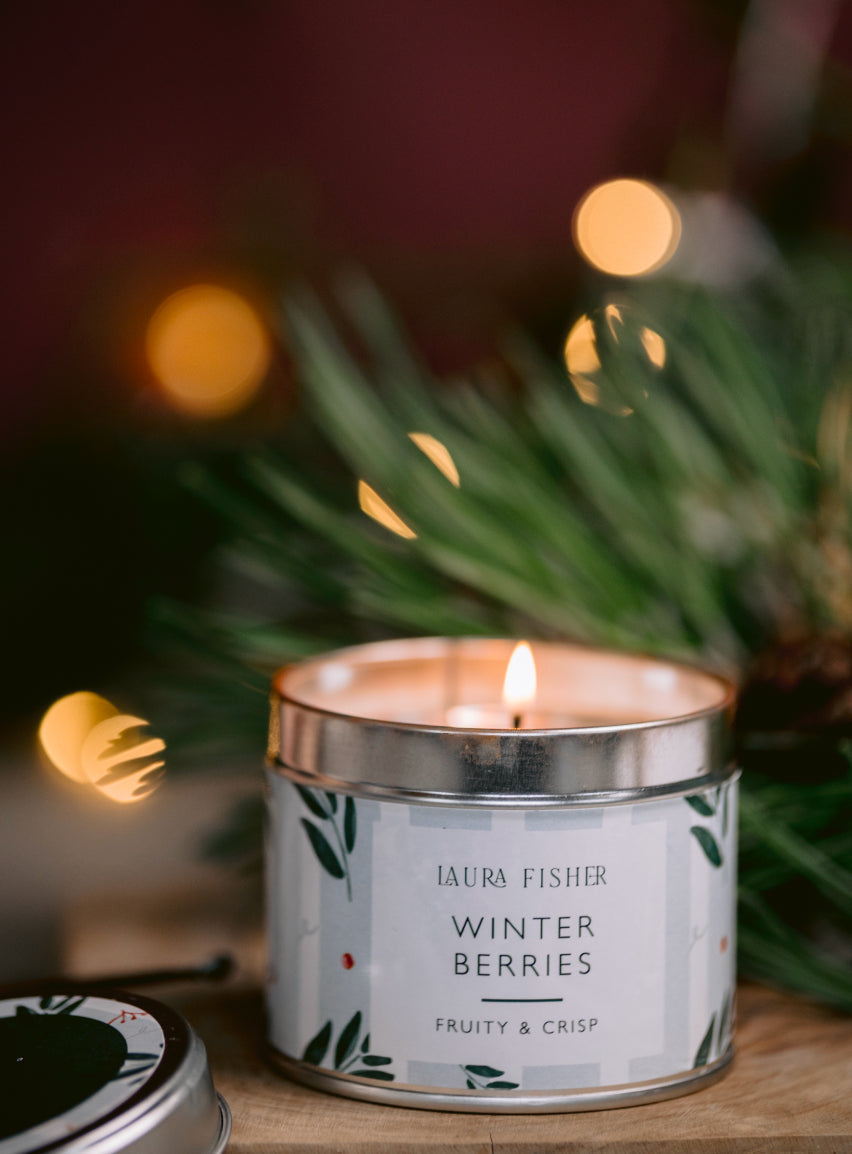 Winter Berries Tin Candle - PRE ORDER