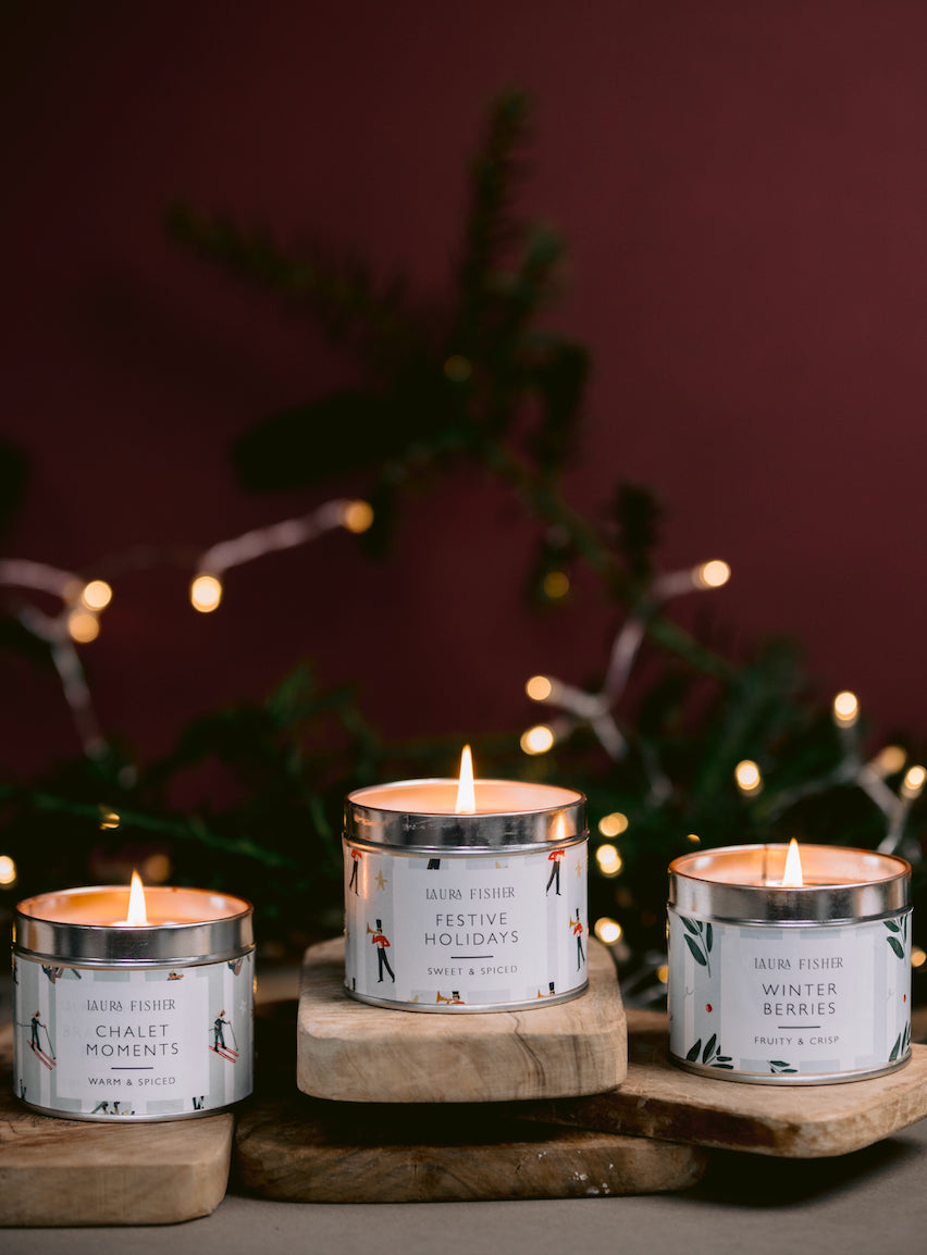 Festive Holidays Tin Candle - PRE ORDER